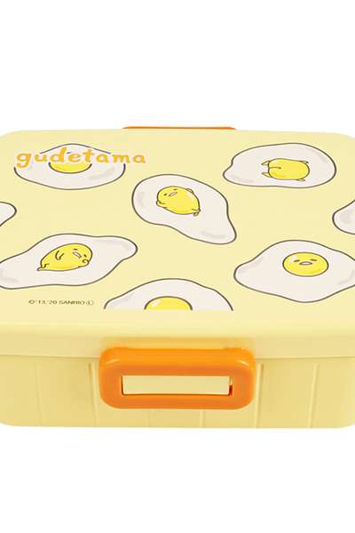 Gudetama 20 Four-Sided Lock Single-Tier Bento Box 650ml (Japan) 524202