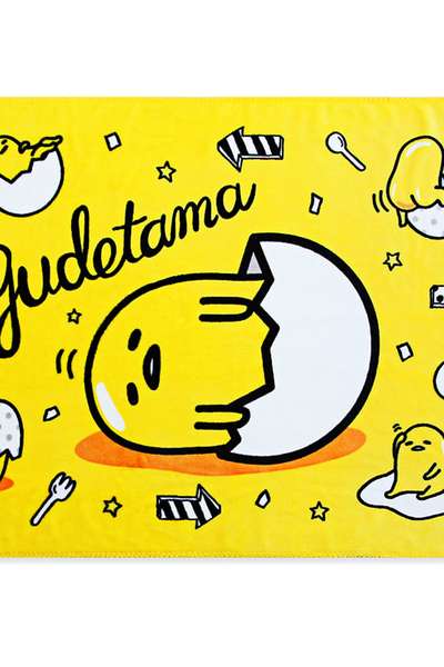 Gudetama Egg Pop Microfiber Knee Blanket 357332