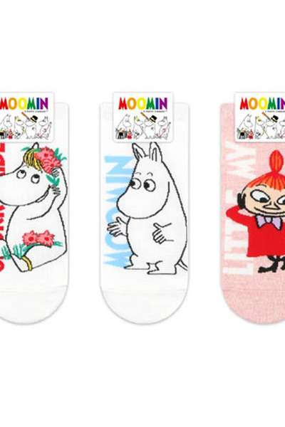 Moomin Heat Sneaker Socks (4 Pack)
