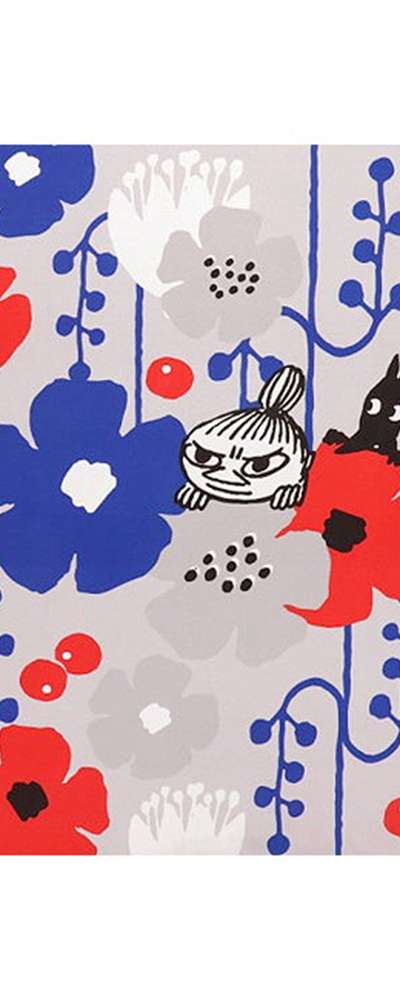 Moomin Character Diatomaceous Earth Bathroom Floor Mat (Little My & Cookie)