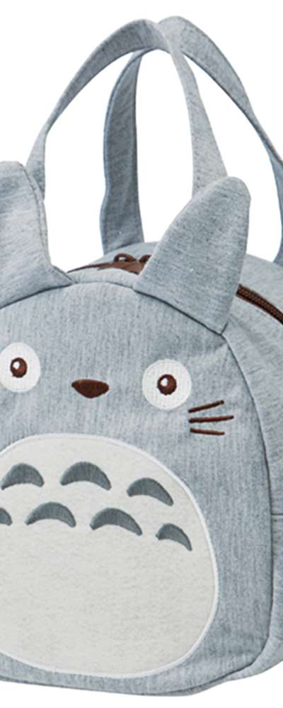 Totoro Character Suede Tote 3D Bag (Japan) 342103