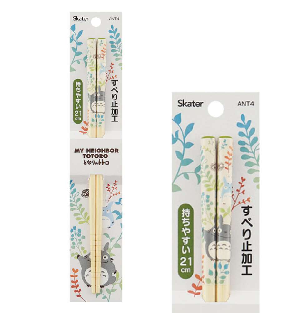 Totoro Character White Wooden Chopsticks 21cm