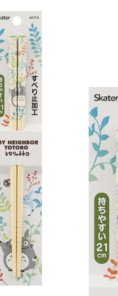 Totoro Character White Wooden Chopsticks 21cm