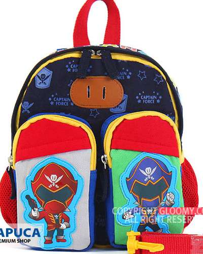 Power Rangers Captain Force Toddler Backpack_Buddy Pocket 709555