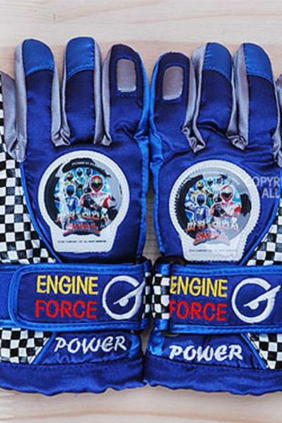 Power Rangers Engine Force Go Go Winter Gloves (Size L)
