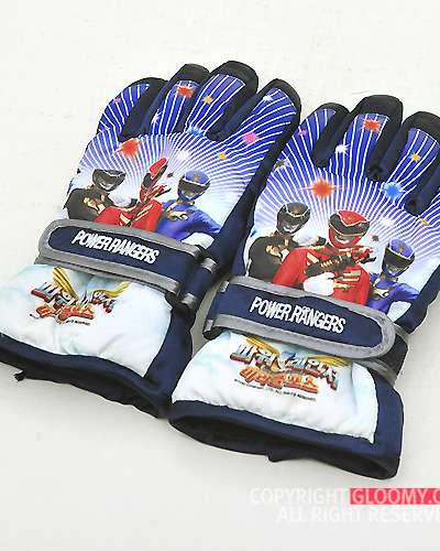 Power Miracle Force Velcro Finger Winter Ski Gloves [Navy]