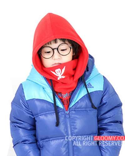 Power Ranger Neck Hood [Red] Warmer