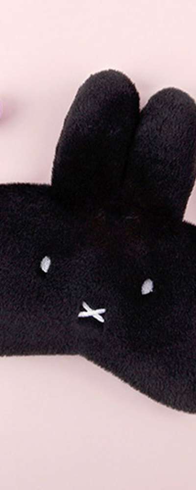 Miffy Black Miffy Character Sleep Mask 976478