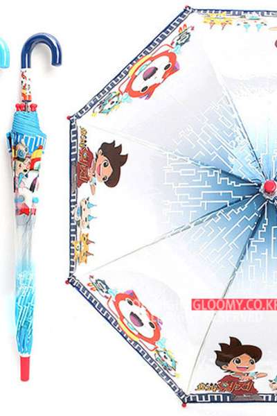 (Defective Product Sale) Yo-kai Watch Dancing Jibanyan Clear 50 Umbrella (Random Shipment) 025189