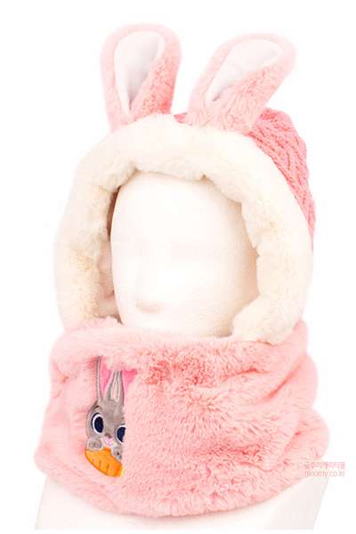 Zootopia Carrot Hood Warmer Neck Gaiter Hat 757694