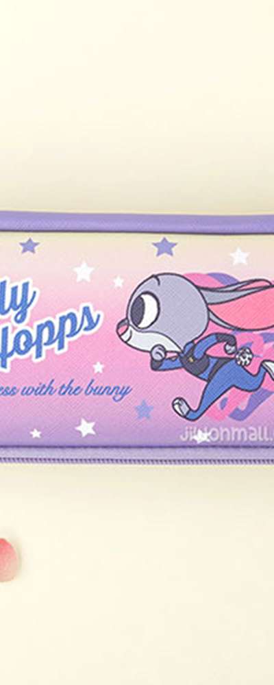Disney Zootopia Judy Character 2-Tier EVA Plush Pencil Case Pouch 168893