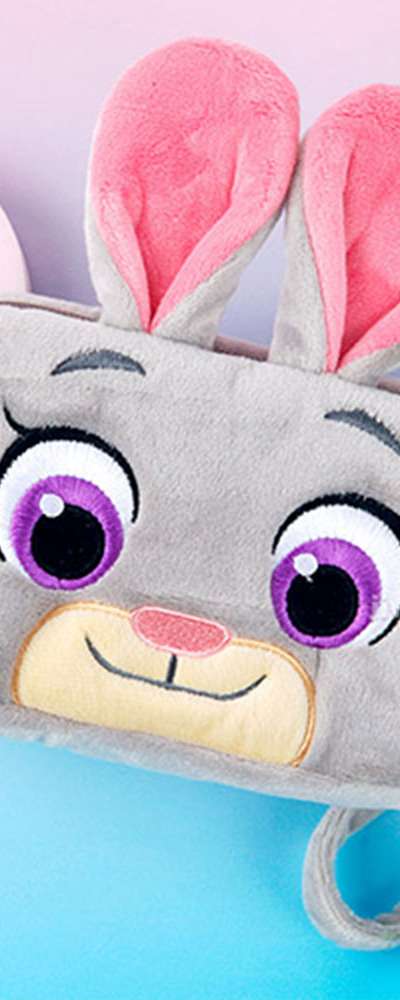 Disney Zootopia Character Two-Zipper Plush Pouch (Judy) 168398