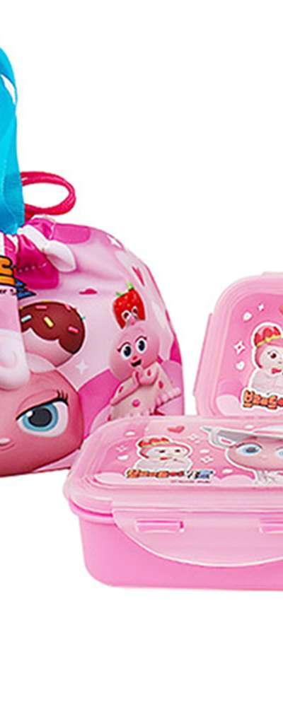 Bread Barbershop Character Blossom 2-Tier Lunch Box 720911