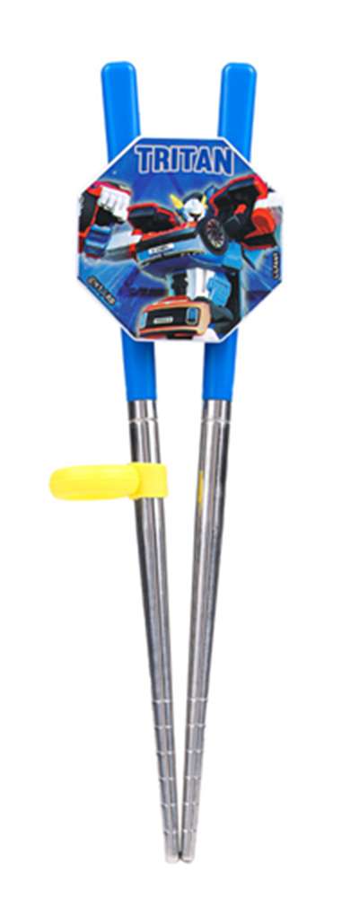 Tobot Character Stainless Steel Training Chopsticks Step 2 585238