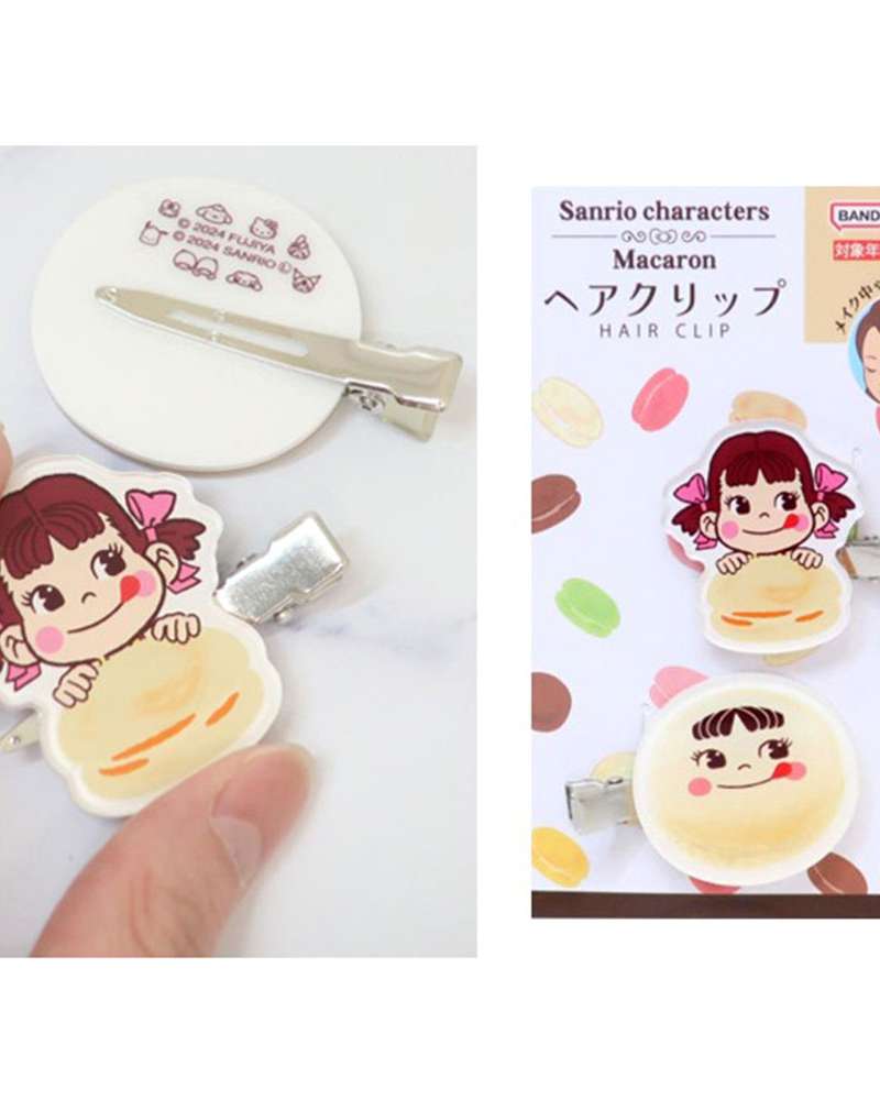 Peko-chan Character Bangs Hair Pin 2-Piece Set (Japan)