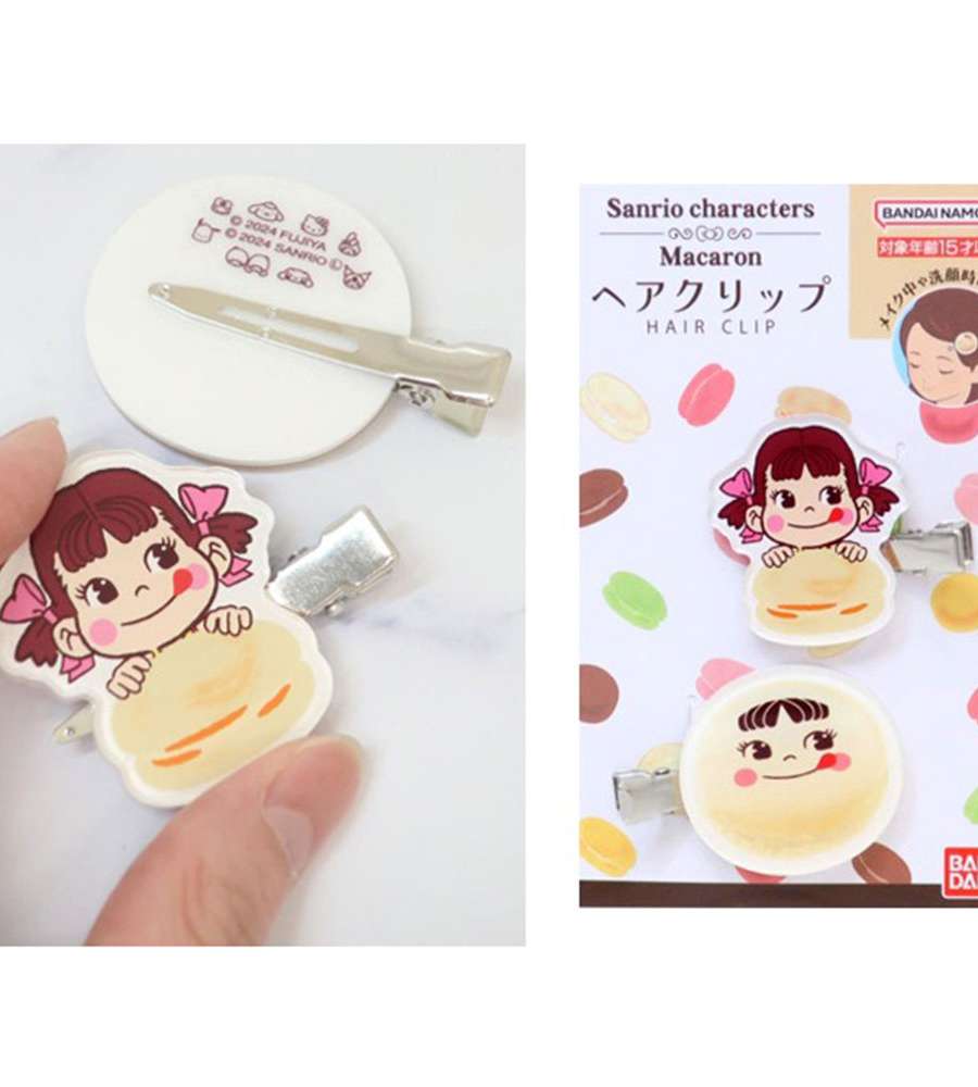 Peko-chan Character Bangs Hair Pin 2-Piece Set (Japan)