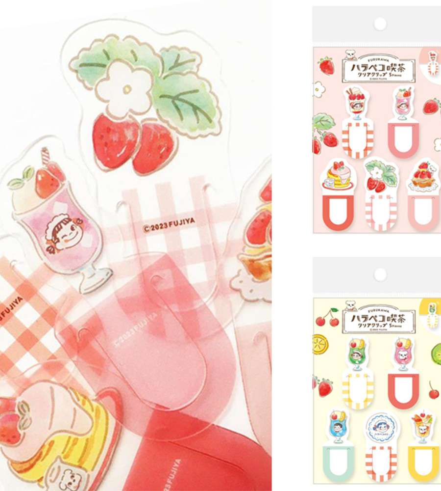Peco-chan x Furukawa Shiko Character Clear Clip Clamp (Japan) 271764