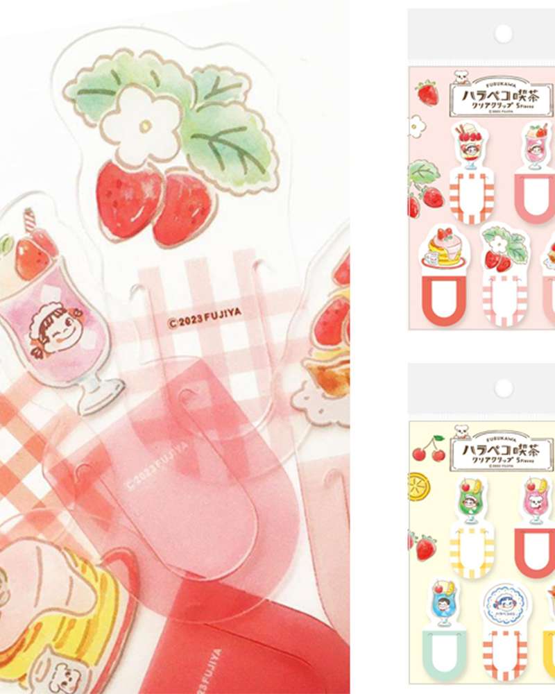 Peco-chan x Furukawa Shiko Character Clear Clip Clamp (Japan) 271764