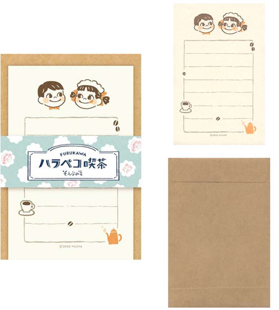 Peco-chan x Furukawa Shiko Character Message Card Set