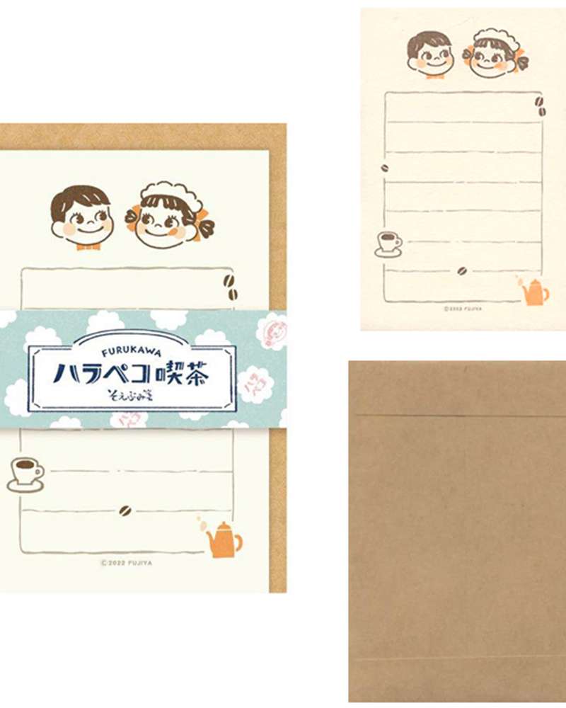 Peco-chan x Furukawa Shiko Character Message Card Set