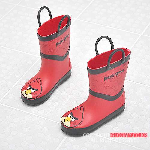 Angry Birds Children's Rubber Rain Boots