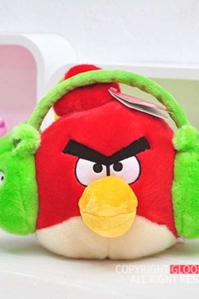 Angry Birds Plush Ear Warmer [Green]