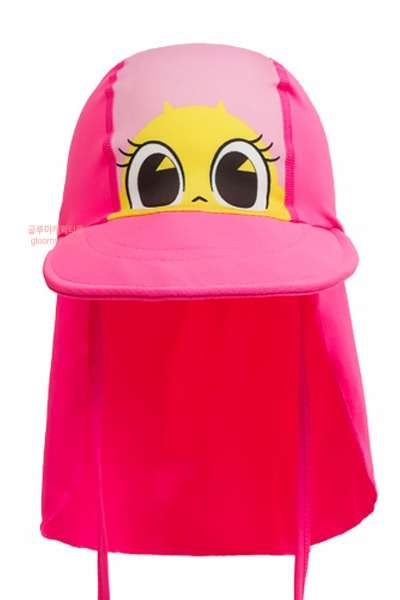 Dreamy Apartment Geumbi Face Peek-a-Boo Character Flap Cap Swimming Hat 048409