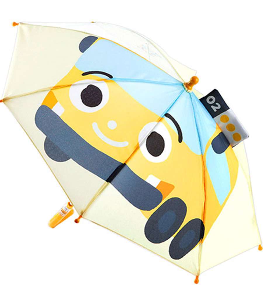 Tayo Ranie Character Cute2 3D 40cm Manual Safety Umbrella 61071