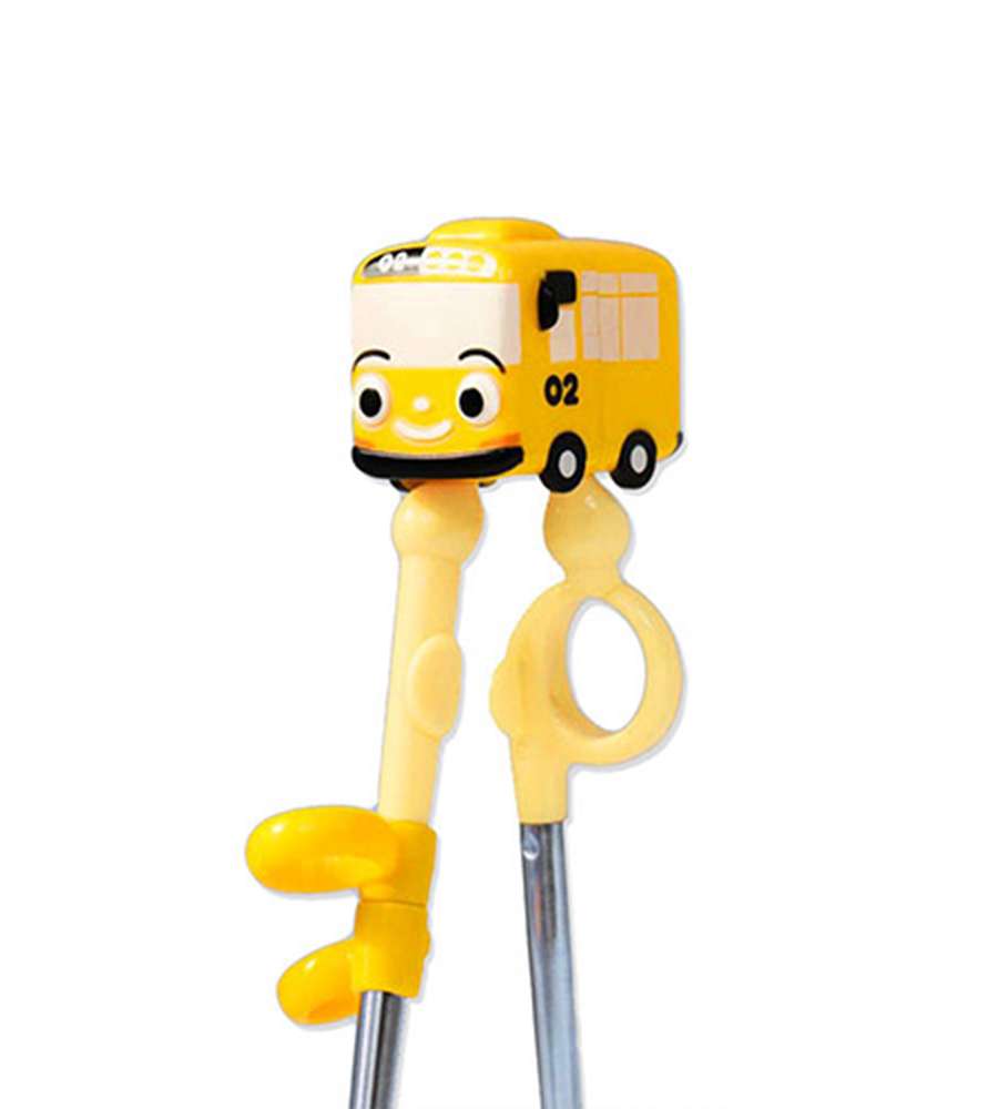 Tayo Walking Motion Stainless Steel Posture Correction Chopsticks (Yellow) 577813