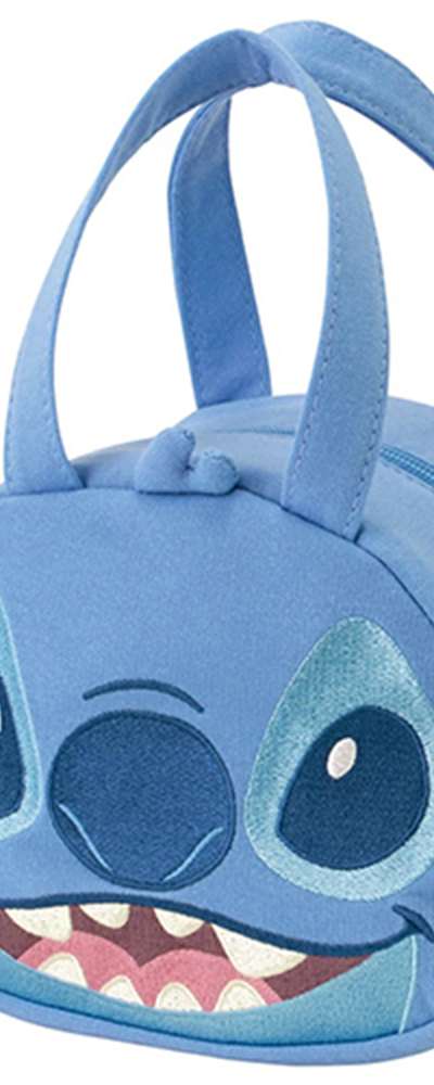 Stitch Character Suede Tote 3D Bag (Japan) 709159