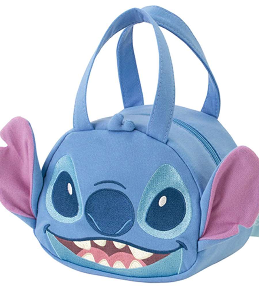 Stitch Character Suede Tote 3D Bag (Japan) 709159