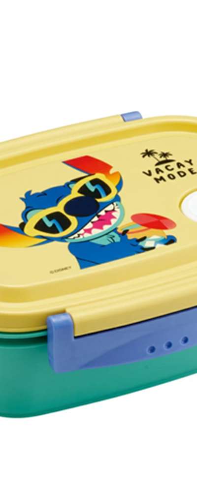 Stitch Character Colorful Food Container S 800ml (Single) 676192