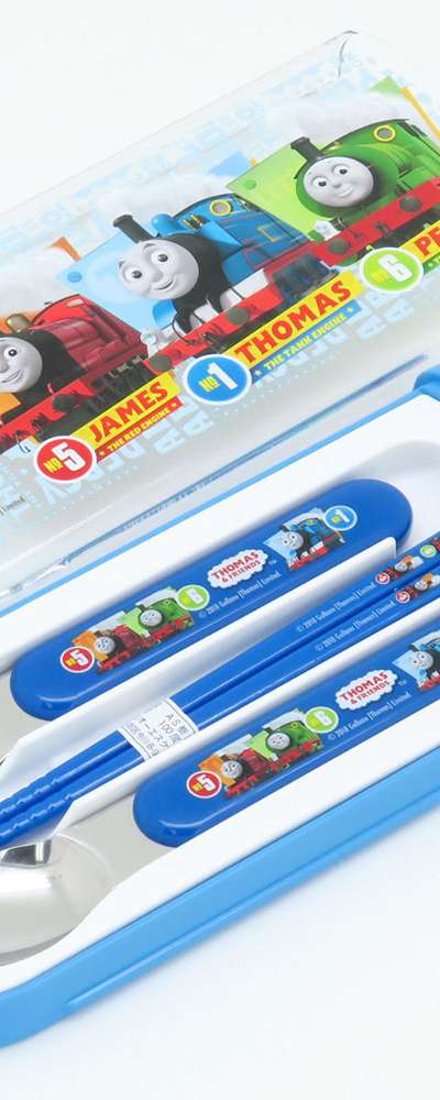 Thomas Character Slide Trio Utensil Case Set (Japan) 076343