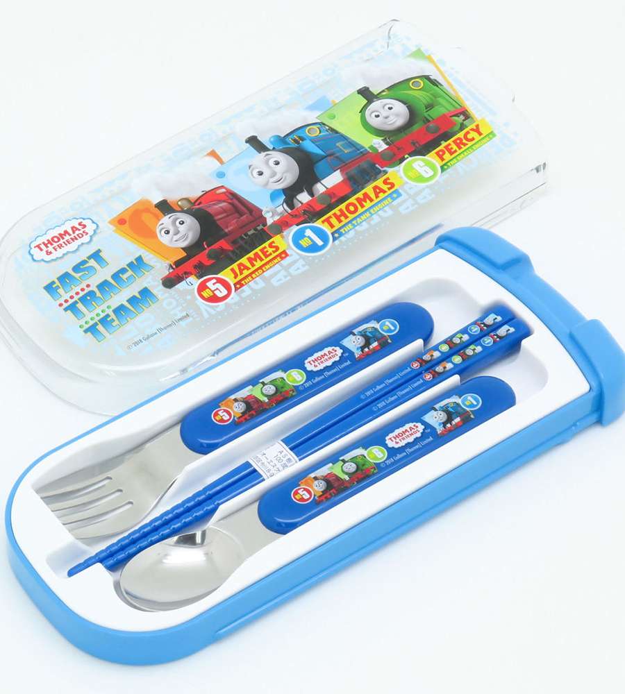 Thomas Character Slide Trio Utensil Case Set (Japan) 076343