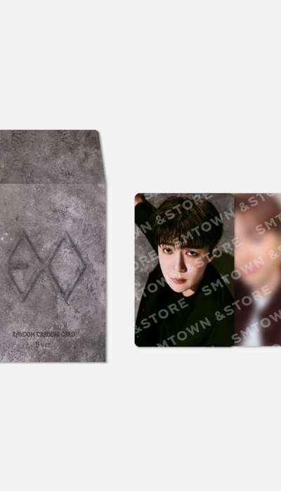 EXO POP-UP [REVERXE THE WORLD] RANDOM TRADING CARD B ver.