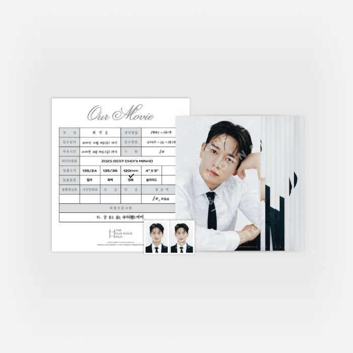 2025 BEST CHOI's MINHO 'Our Movie' PHOTO SET