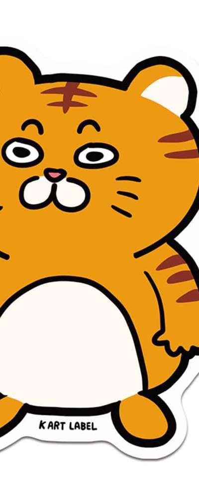 [K ART LABEL] K0078 虎