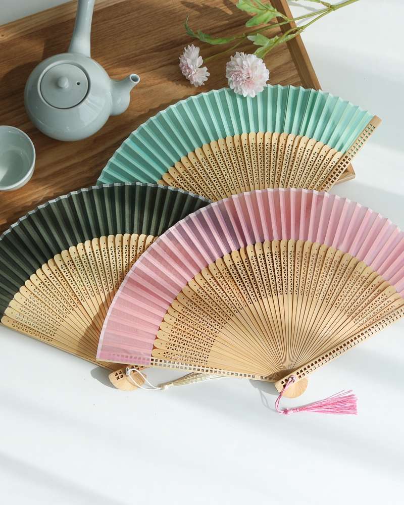 Full Perforation Folding Fan (P)