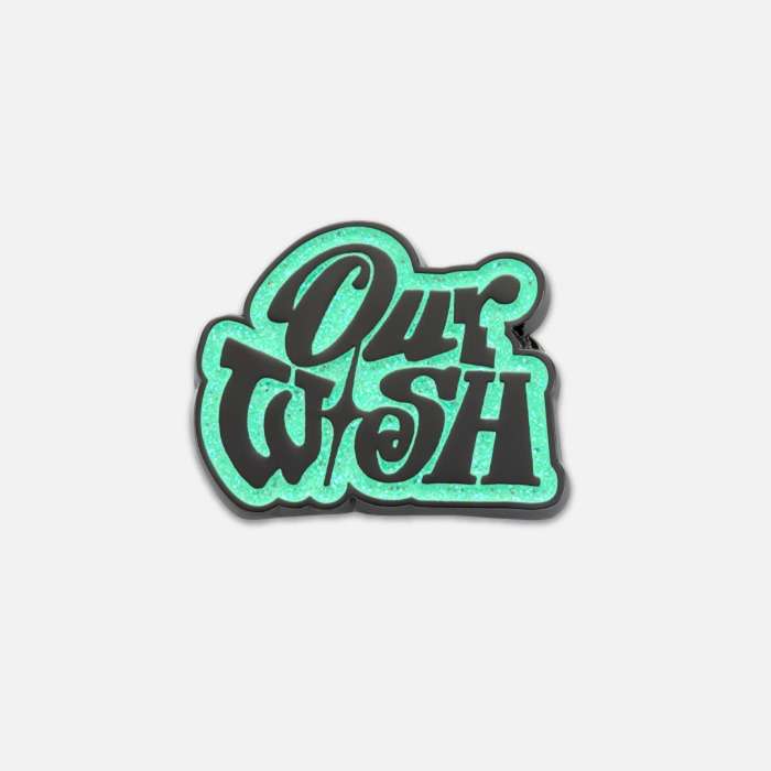 2025 NCT WISH 1st CONCERT TOUR 'INTO THE WISH Our WISH' LOGO BADGE