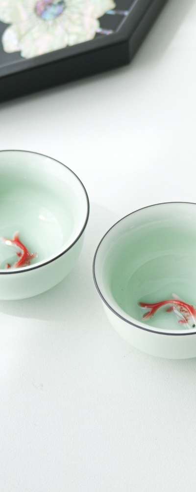 (2種)幸運コイ魚杯セット