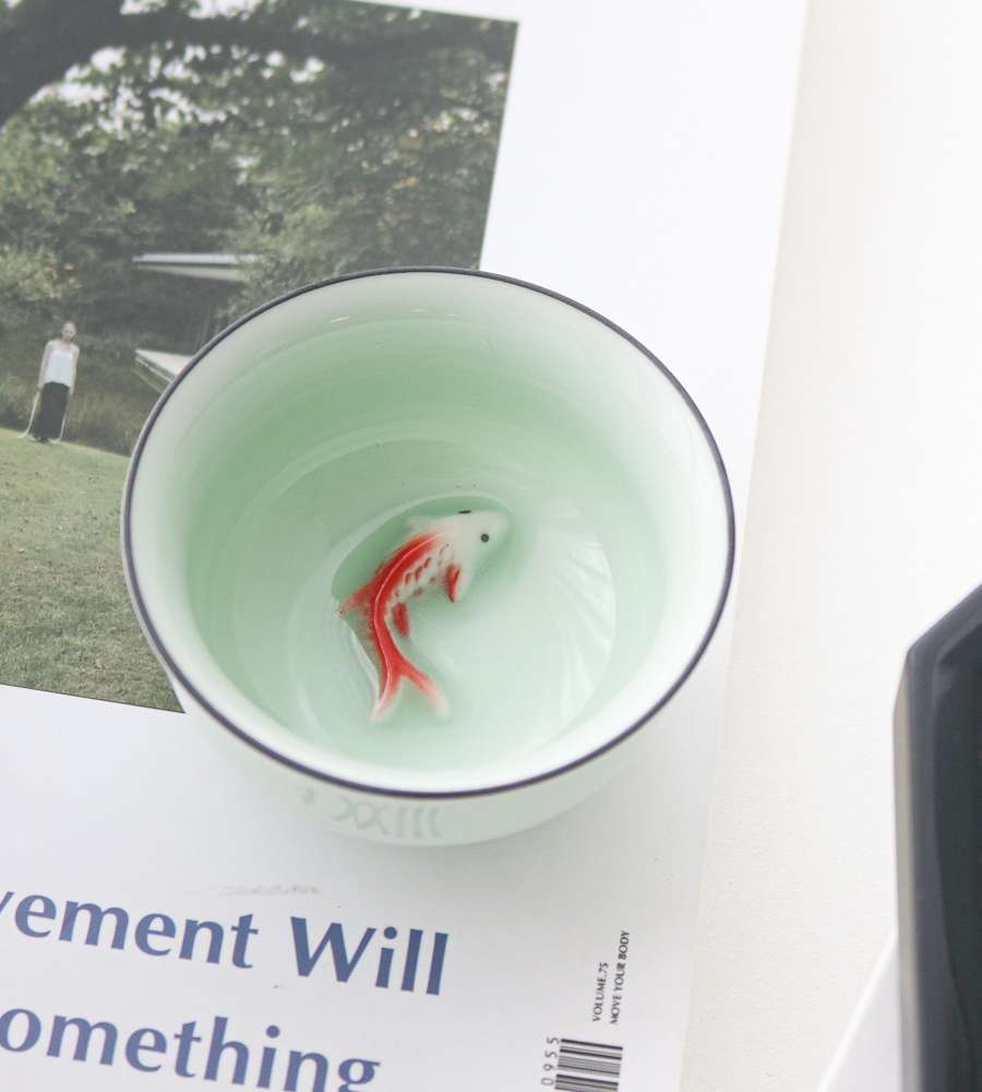 Lucky Koi Fish Teacup