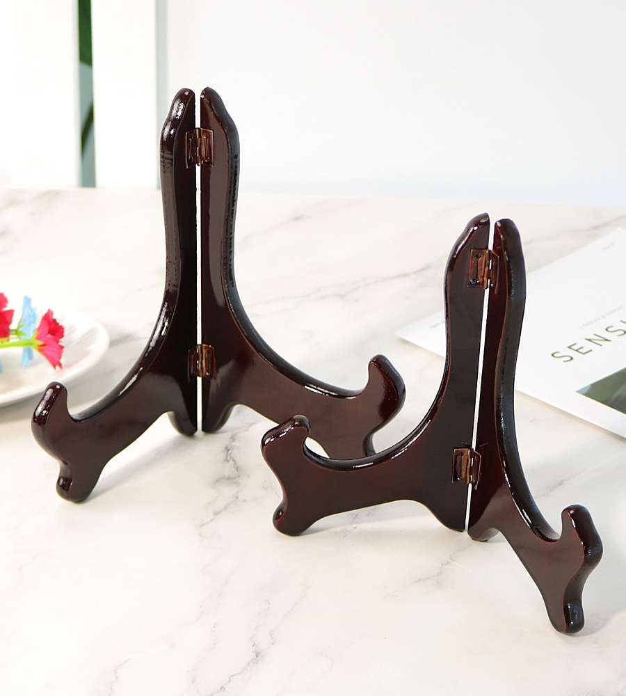 Antique Plate and Frame Display Stand