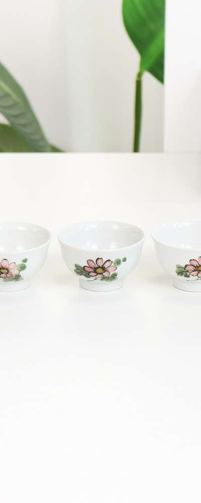 コスモス 5人用 茶セット 伝統 茶器 茶杯