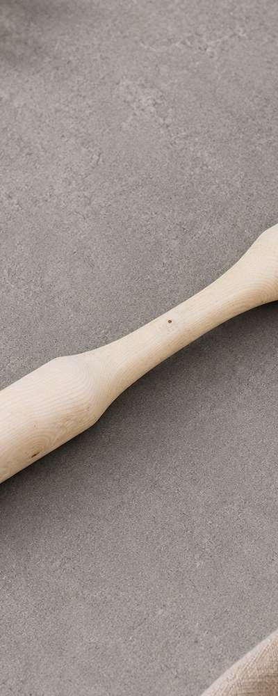 M 73cm 国産天然木杵（양공이 餅つき棒 木製ボール 餅作り キッチン調理器具 伝統体験）