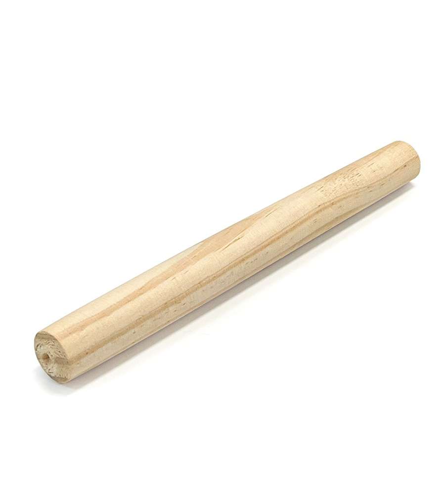 Domestic Wood Rolling Pin 24.5cm (Kitchen Cooking Tool Noodle Roller Dough Roller Dumpling Mallet Yoga Bar Foot Massage Roller)