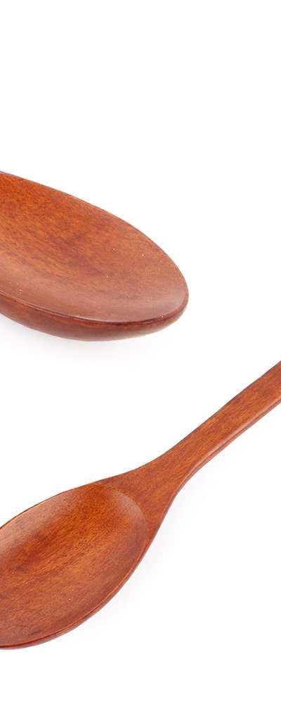 ローズウッド漆塗りオーバル炒め菜箸 31cm（木製炒めスプーン 返し 多用途 ウッドスパチュラ 業務用 ロングスプーン）