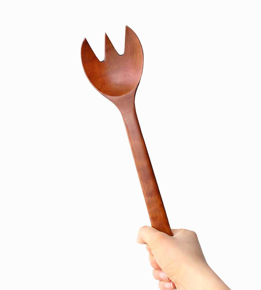 Rosewood Lacquered Salad Fork