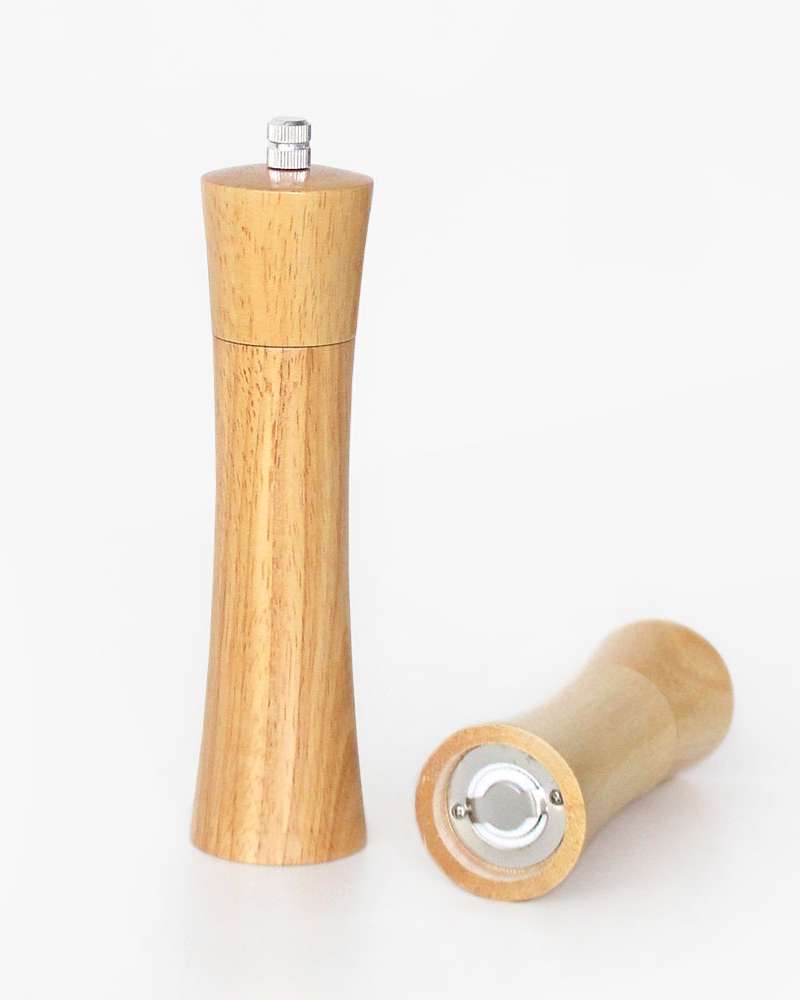 Wood Simple Pepper Grinder (Natural Wood Pepper Mill Salt Mill Manual Spice Grinder)