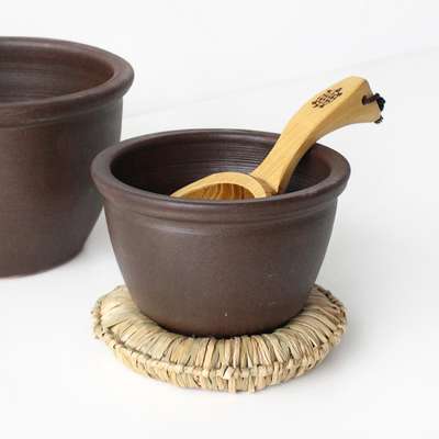 国産 どんどん酒 甕（レトロ居酒屋インテリア マッコリ容器 伝統オンギ 酒甕 米甕 장독 容器）