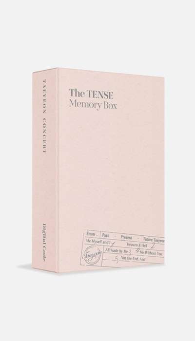 TAEYEON CONCERT The TENSE Memory Box Digital Code